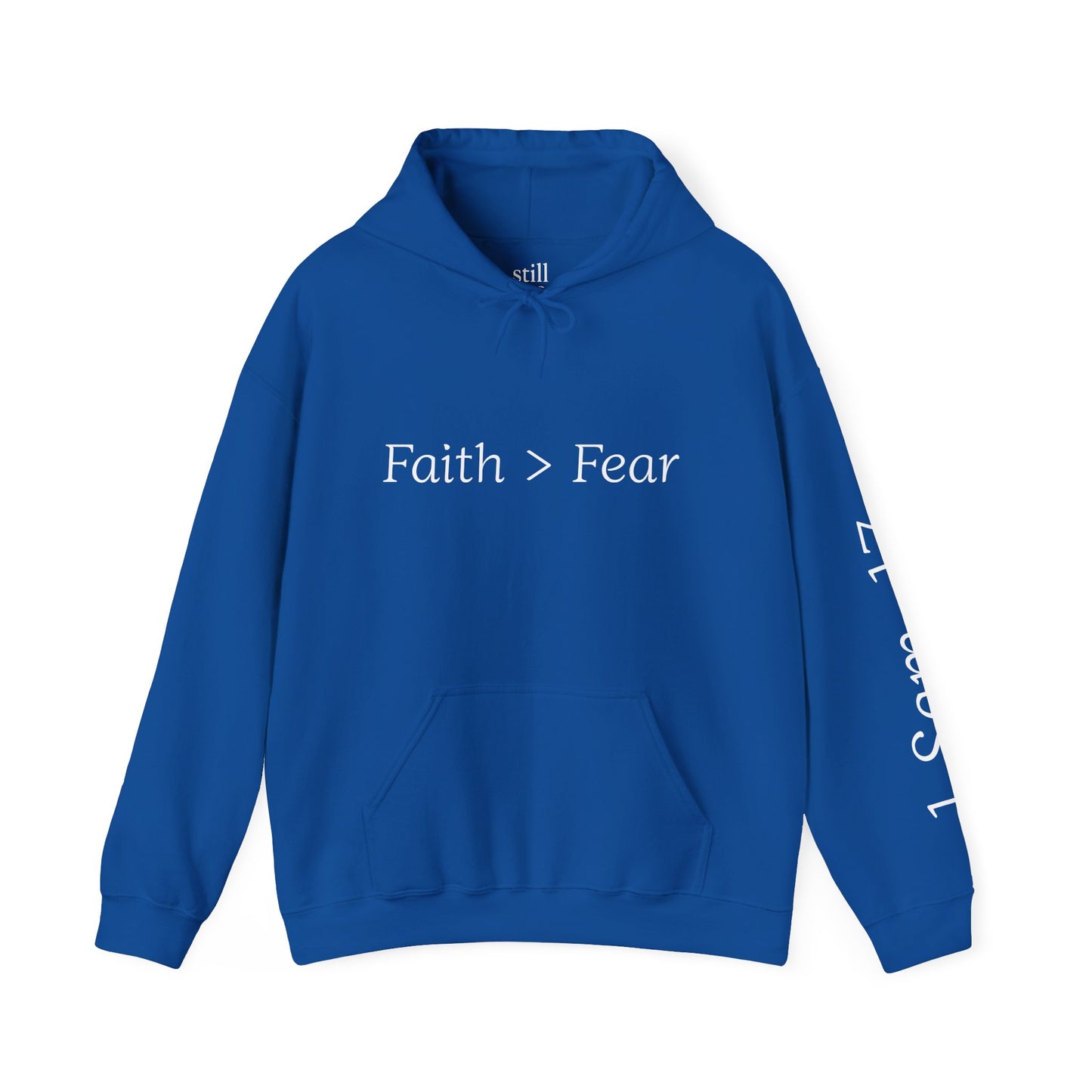 Faith Greater Than Fear Hoodie | Inspiring Sweatshirt for All Occasions | Comfortable Unisex Apparel, Meaningful Gifts, Cozy Fashion