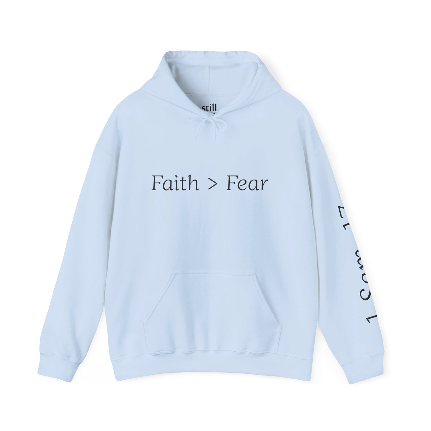 Faith Greater Than Fear Hoodie | Inspiring Sweatshirt for All Occasions | Comfortable Unisex Apparel, Meaningful Gifts, Cozy Fashion