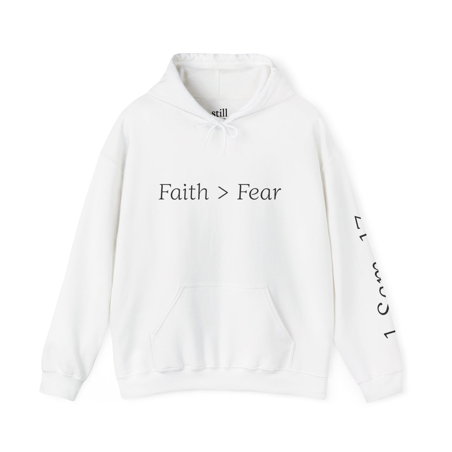 Faith Greater Than Fear Hoodie | Inspiring Sweatshirt for All Occasions | Comfortable Unisex Apparel, Meaningful Gifts, Cozy Fashion
