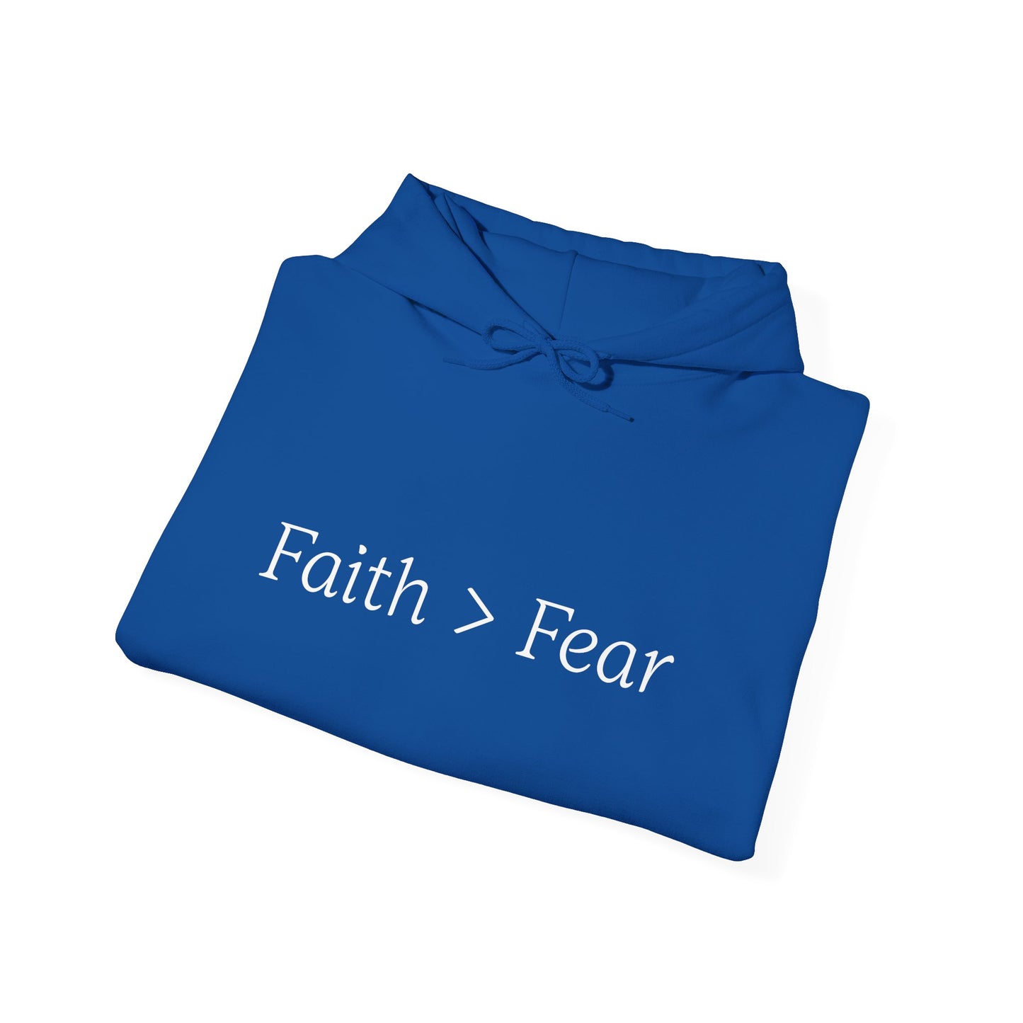Faith Greater Than Fear Hoodie | Inspiring Sweatshirt for All Occasions | Comfortable Unisex Apparel, Meaningful Gifts, Cozy Fashion