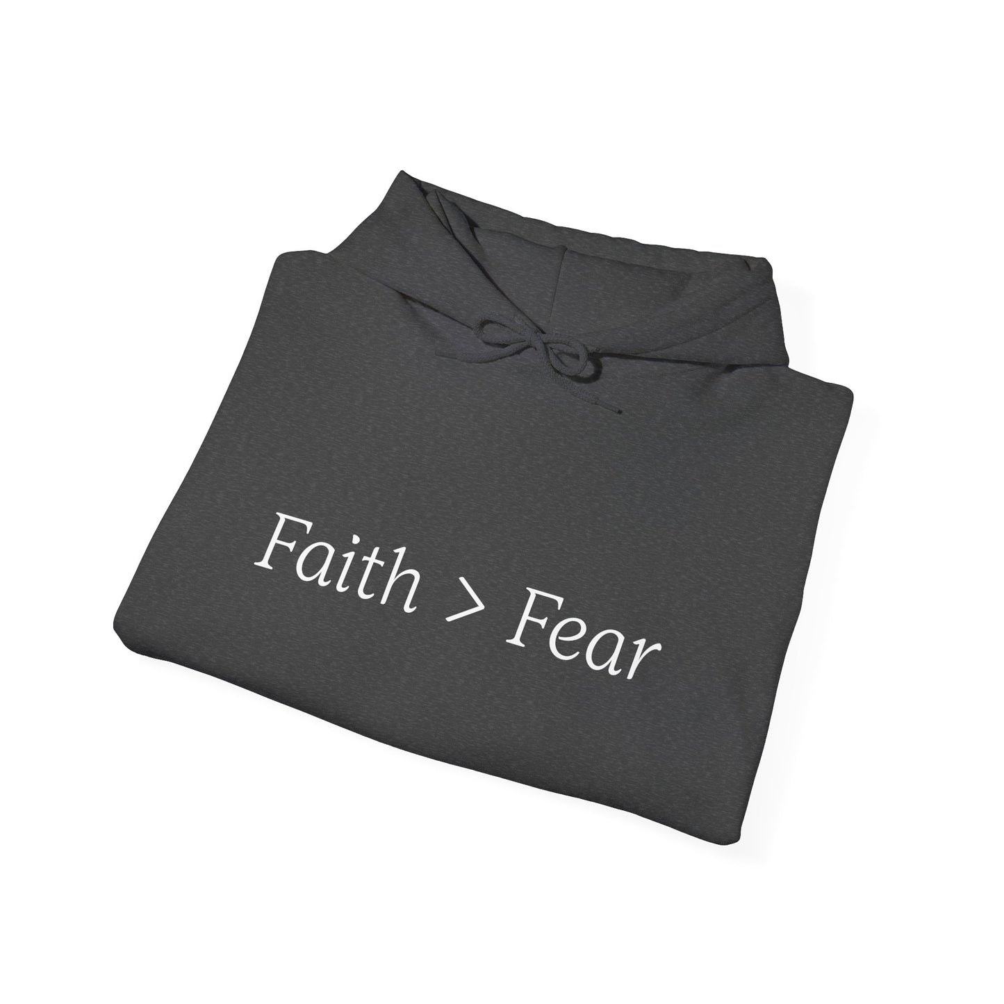 Faith Greater Than Fear Hoodie | Inspiring Sweatshirt for All Occasions | Comfortable Unisex Apparel, Meaningful Gifts, Cozy Fashion