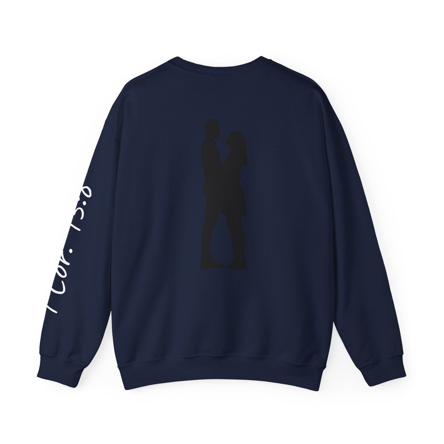 Love Never Fails Crewneck Sweatshirt | Unisex Gift, Couple's Apparel, Valentine's Day, Inspiring Fashion