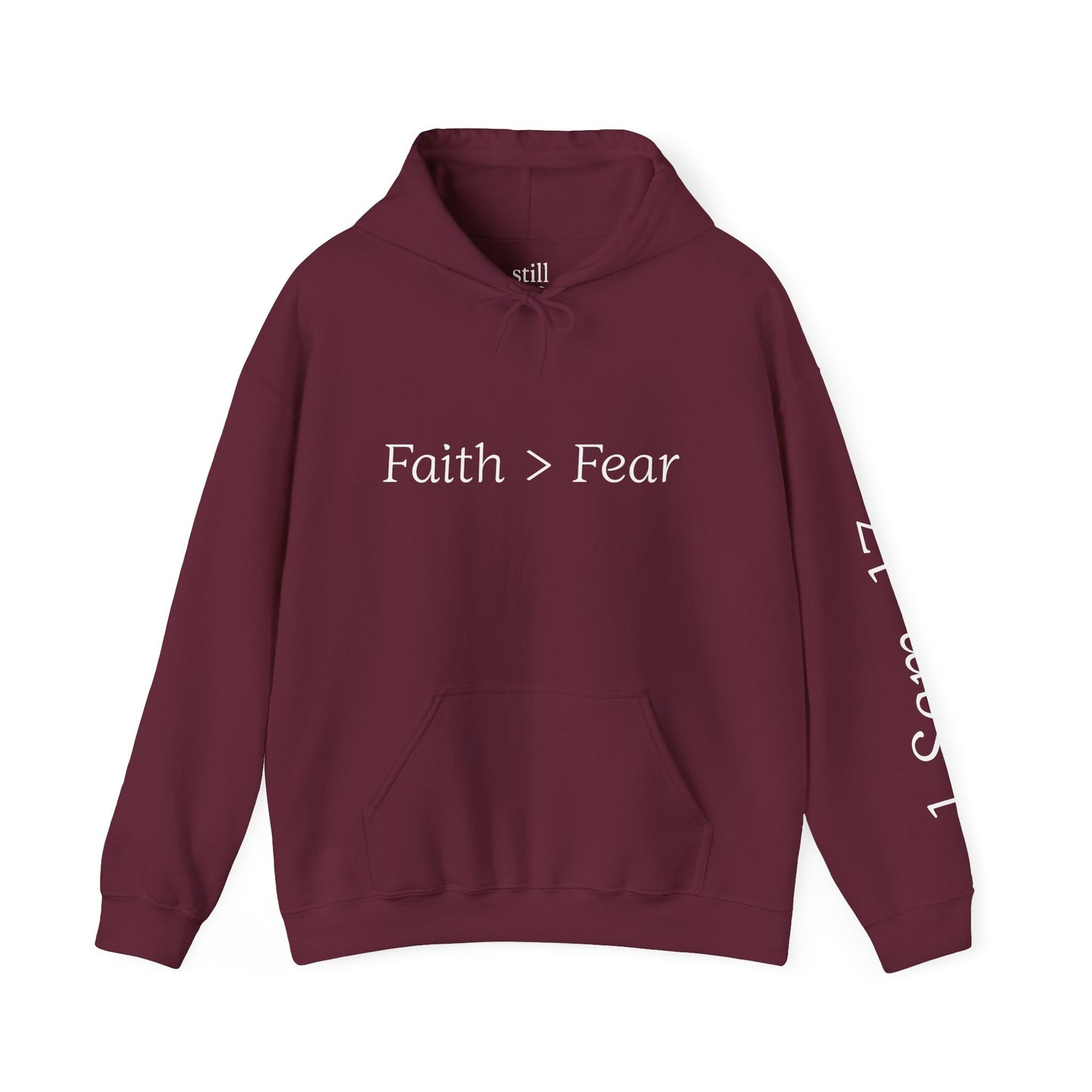 Faith Greater Than Fear Hoodie | Inspiring Sweatshirt for All Occasions | Comfortable Unisex Apparel, Meaningful Gifts, Cozy Fashion