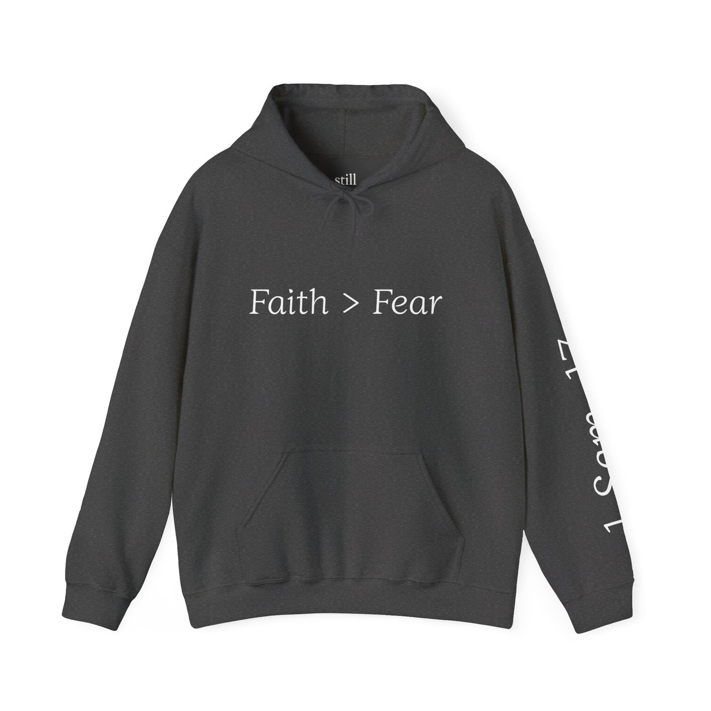 Faith Greater Than Fear Hoodie | Inspiring Sweatshirt for All Occasions | Comfortable Unisex Apparel, Meaningful Gifts, Cozy Fashion