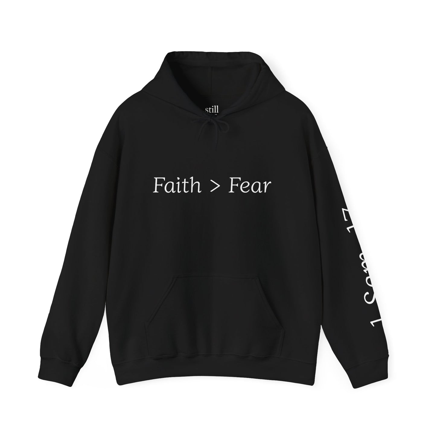 Faith Greater Than Fear Hoodie | Inspiring Sweatshirt for All Occasions | Comfortable Unisex Apparel, Meaningful Gifts, Cozy Fashion