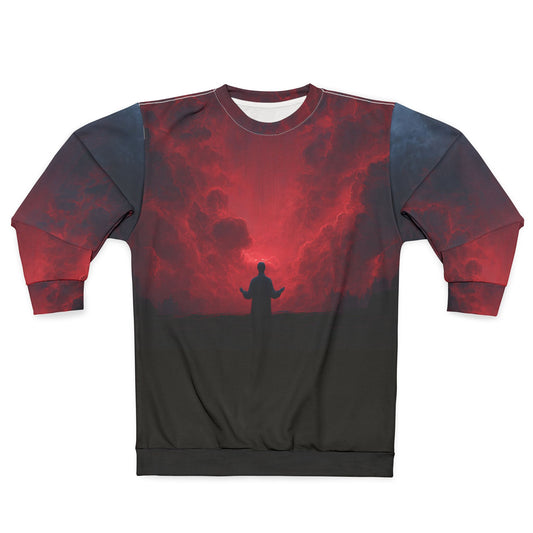 Give It All To God-  Red NebulaUnisex Sweatshirt