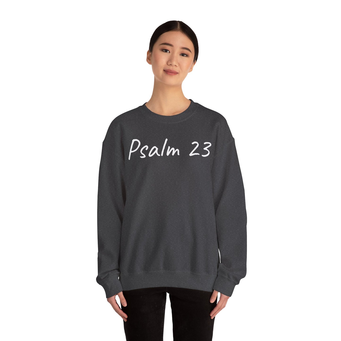 Psalm 23 & Shepherds Hook; Christian Faith Crewneck Sweatshirt