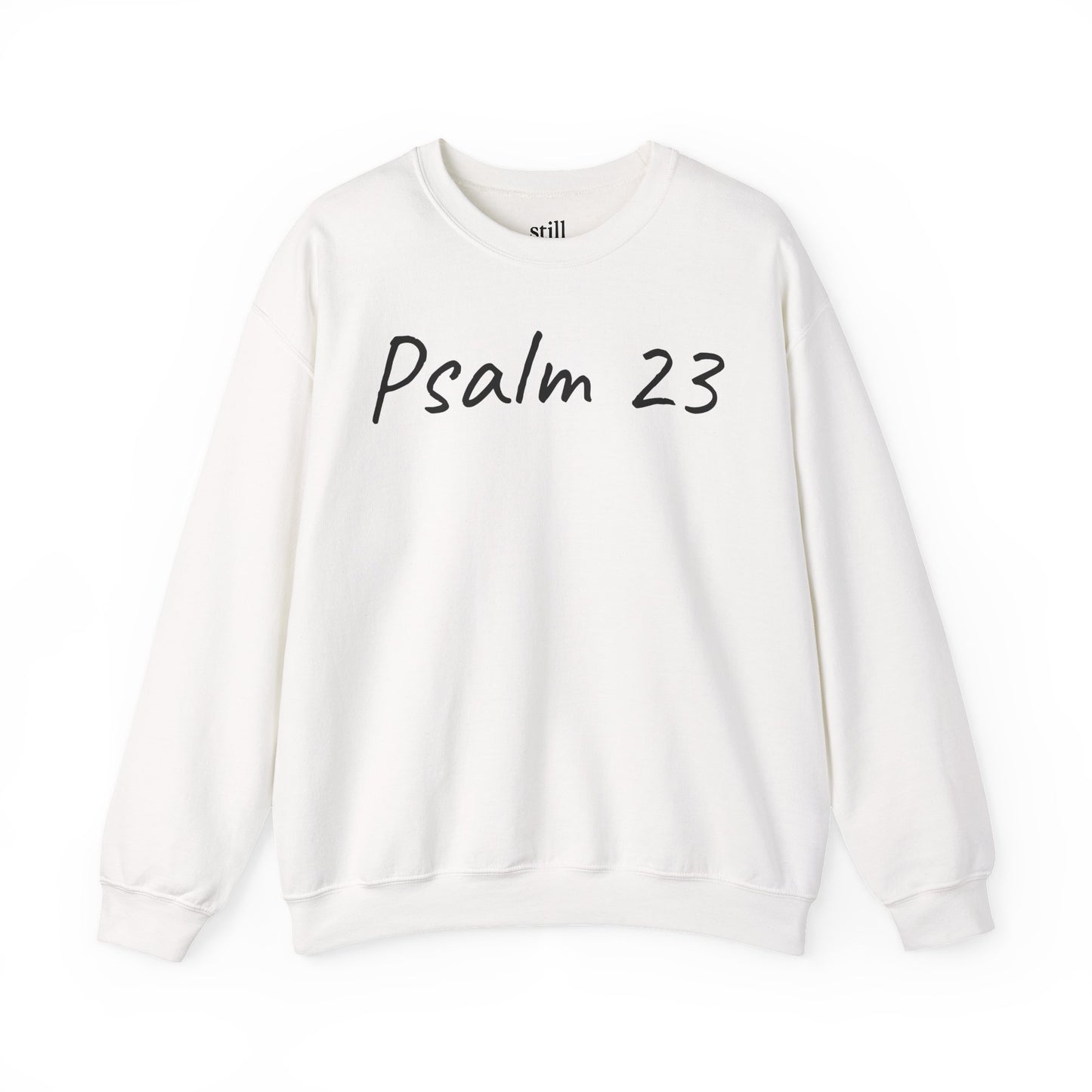 Psalm 23 & Shepherds Hook; Christian Faith Crewneck Sweatshirt