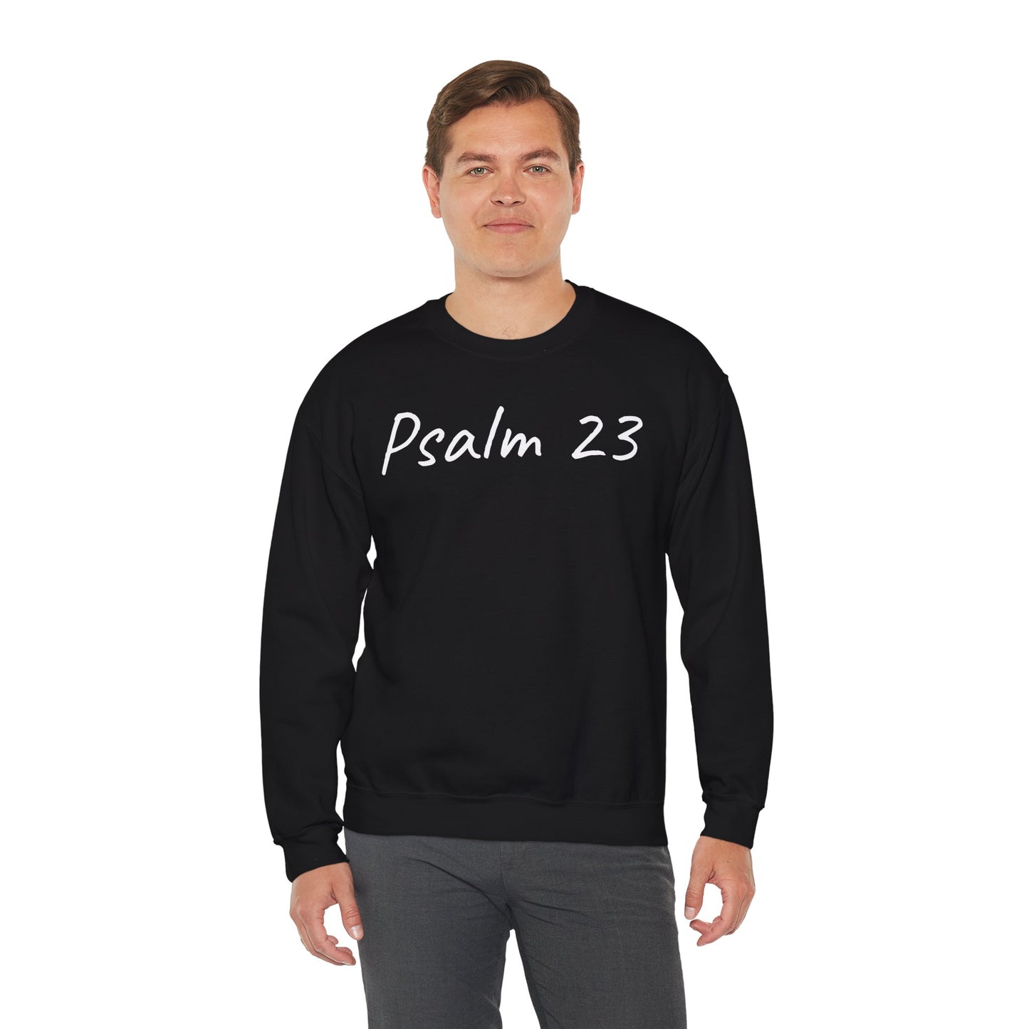 Psalm 23 & Shepherds Hook; Christian Faith Crewneck Sweatshirt