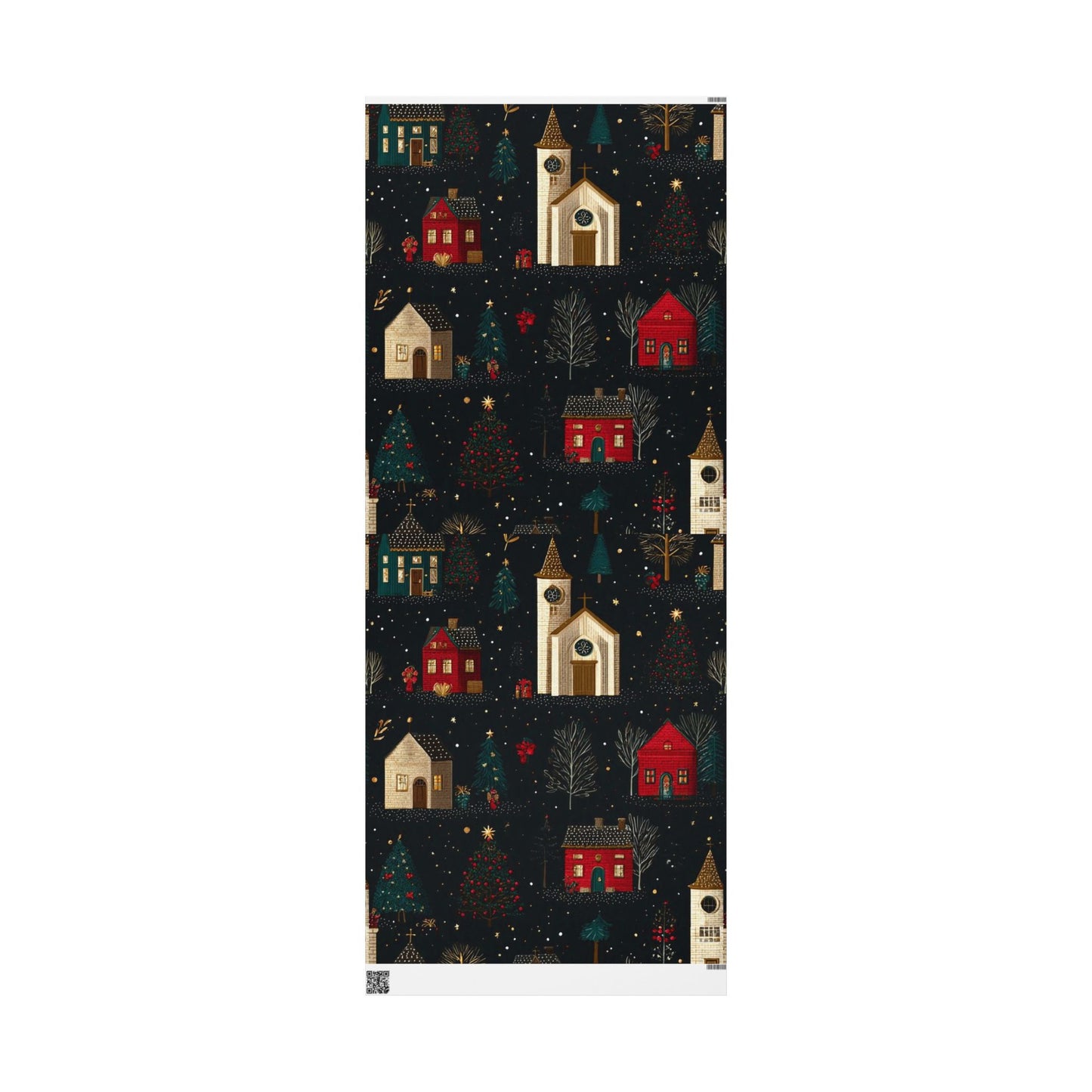 Cozy Christian Christmas wrapping paper