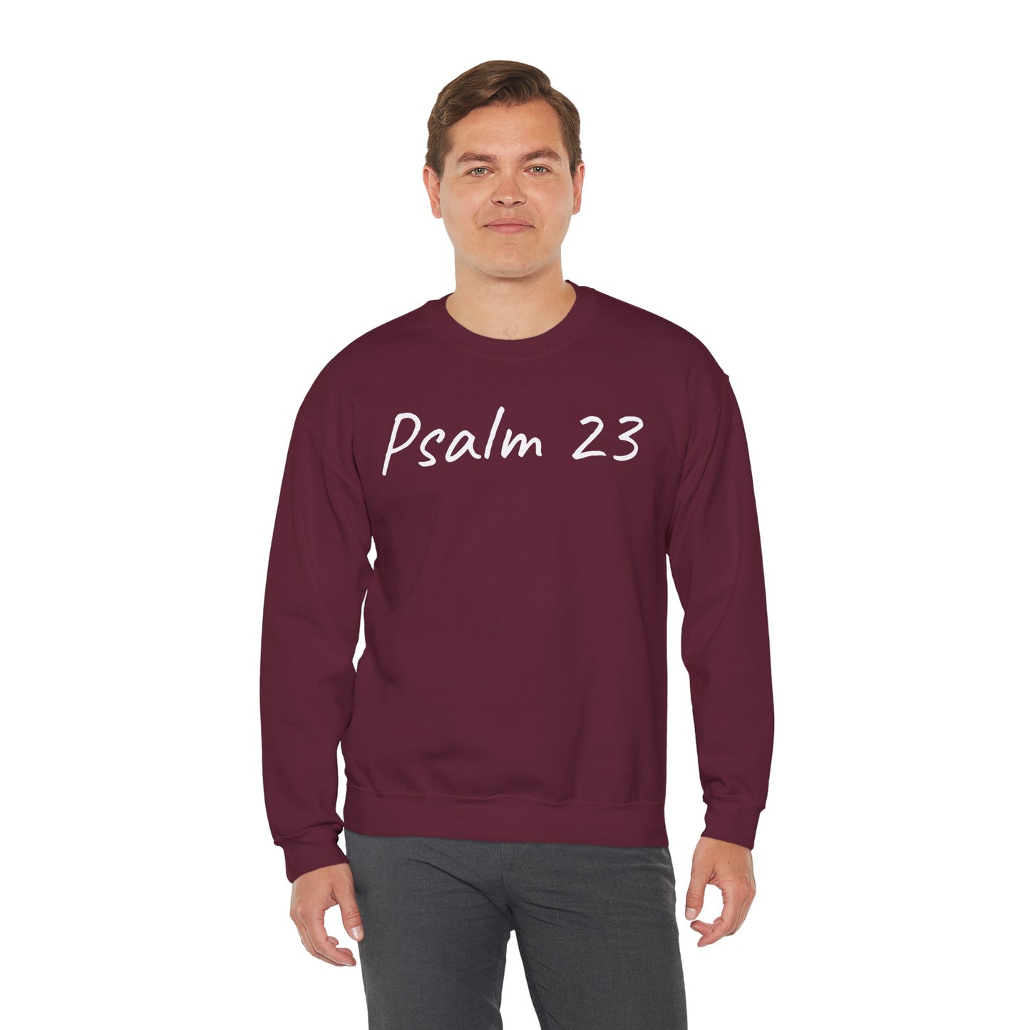 Psalm 23 & Shepherds Hook; Christian Faith Crewneck Sweatshirt