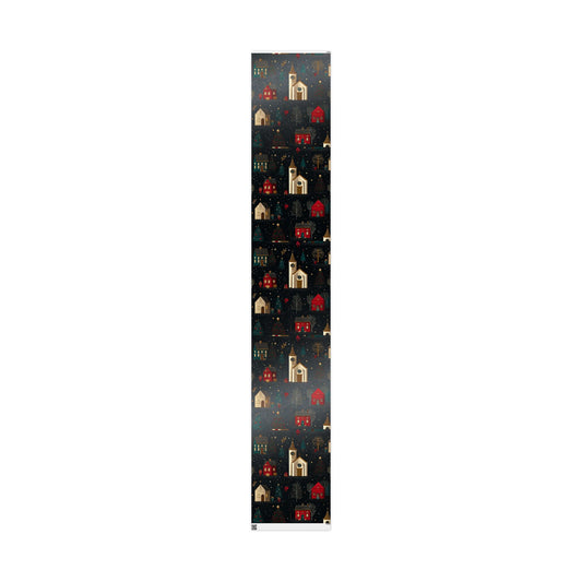 Cozy Christian Christmas wrapping paper
