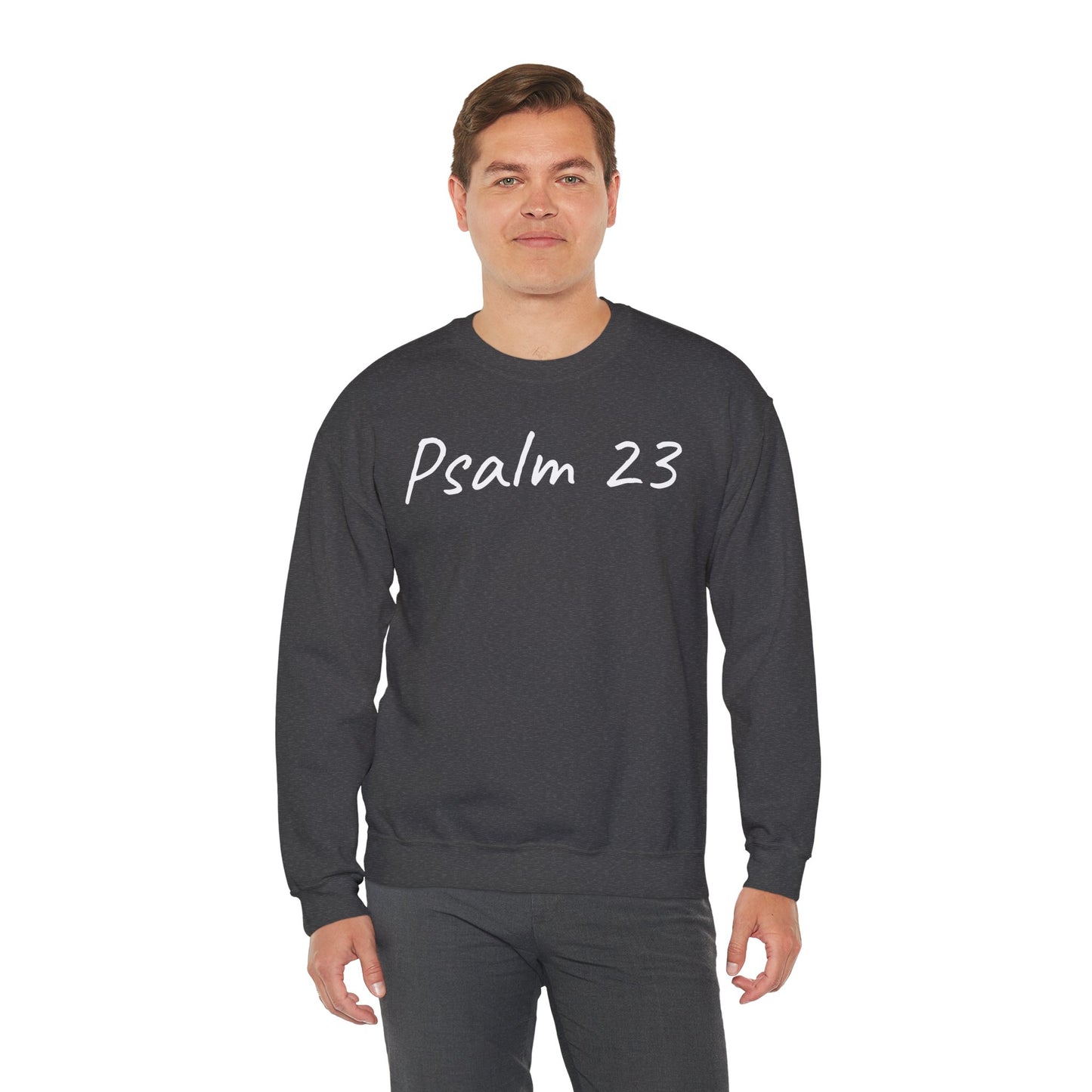 Psalm 23 & Shepherds Hook; Christian Faith Crewneck Sweatshirt