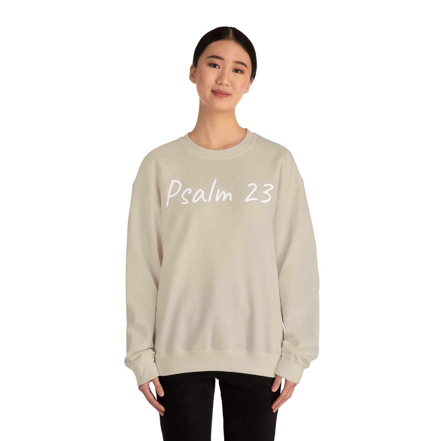 Psalm 23 & Shepherds Hook; Christian Faith Crewneck Sweatshirt