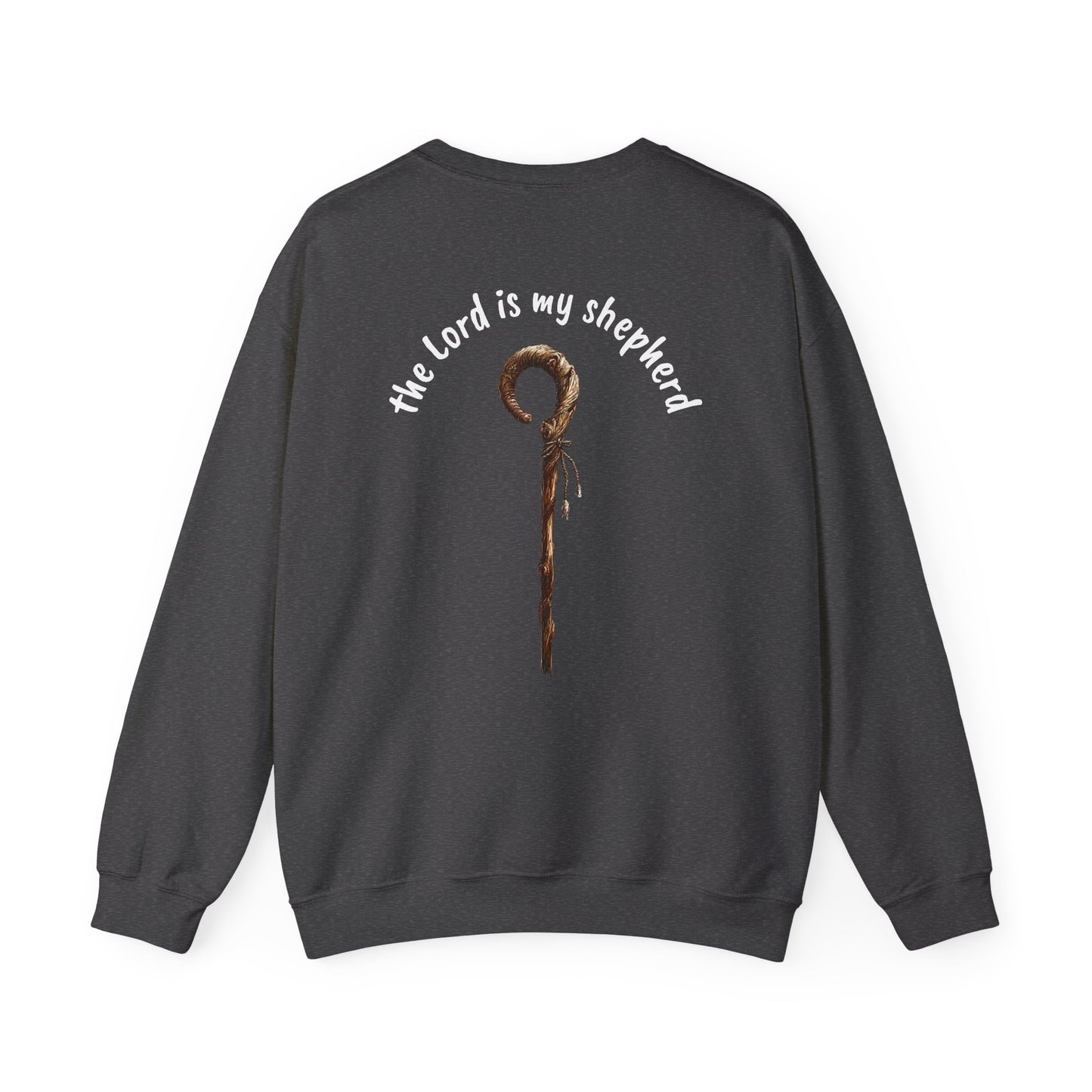 Psalm 23 & Shepherds Hook; Christian Faith Crewneck Sweatshirt