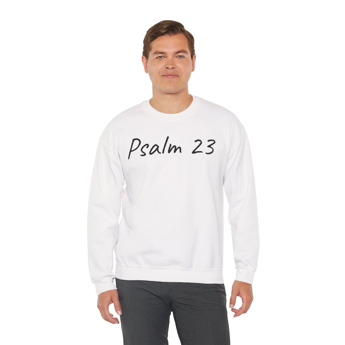 Psalm 23 & Shepherds Hook; Christian Faith Crewneck Sweatshirt