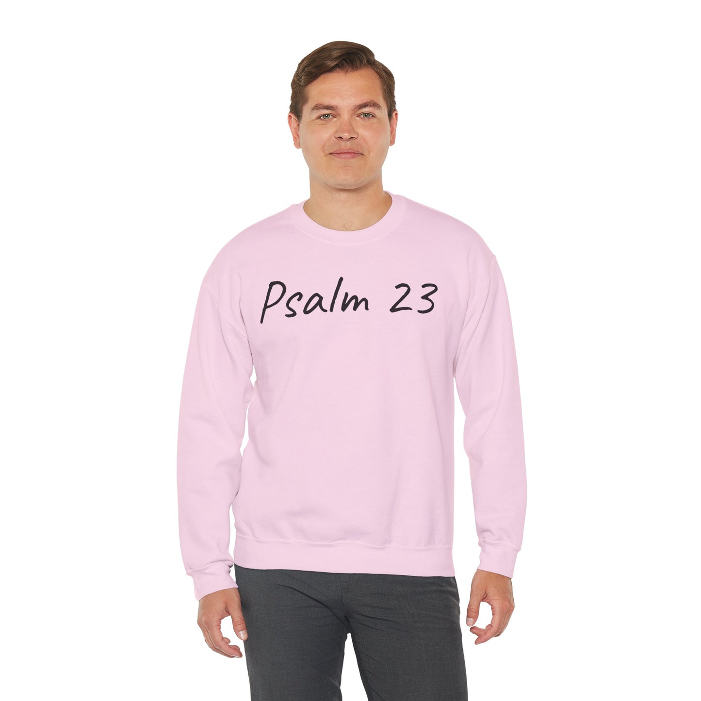 Psalm 23 & Shepherds Hook; Christian Faith Crewneck Sweatshirt