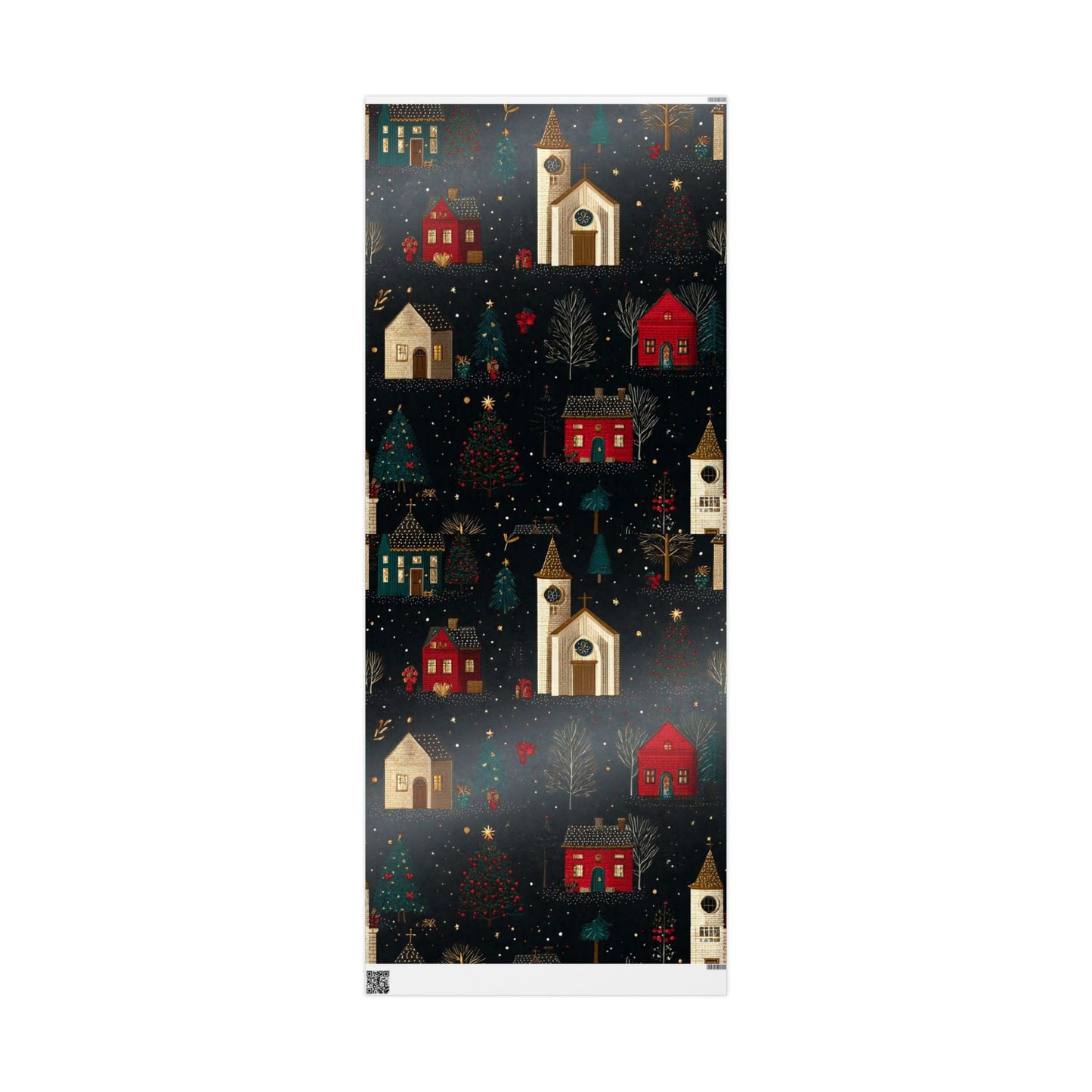 Cozy Christian Christmas wrapping paper