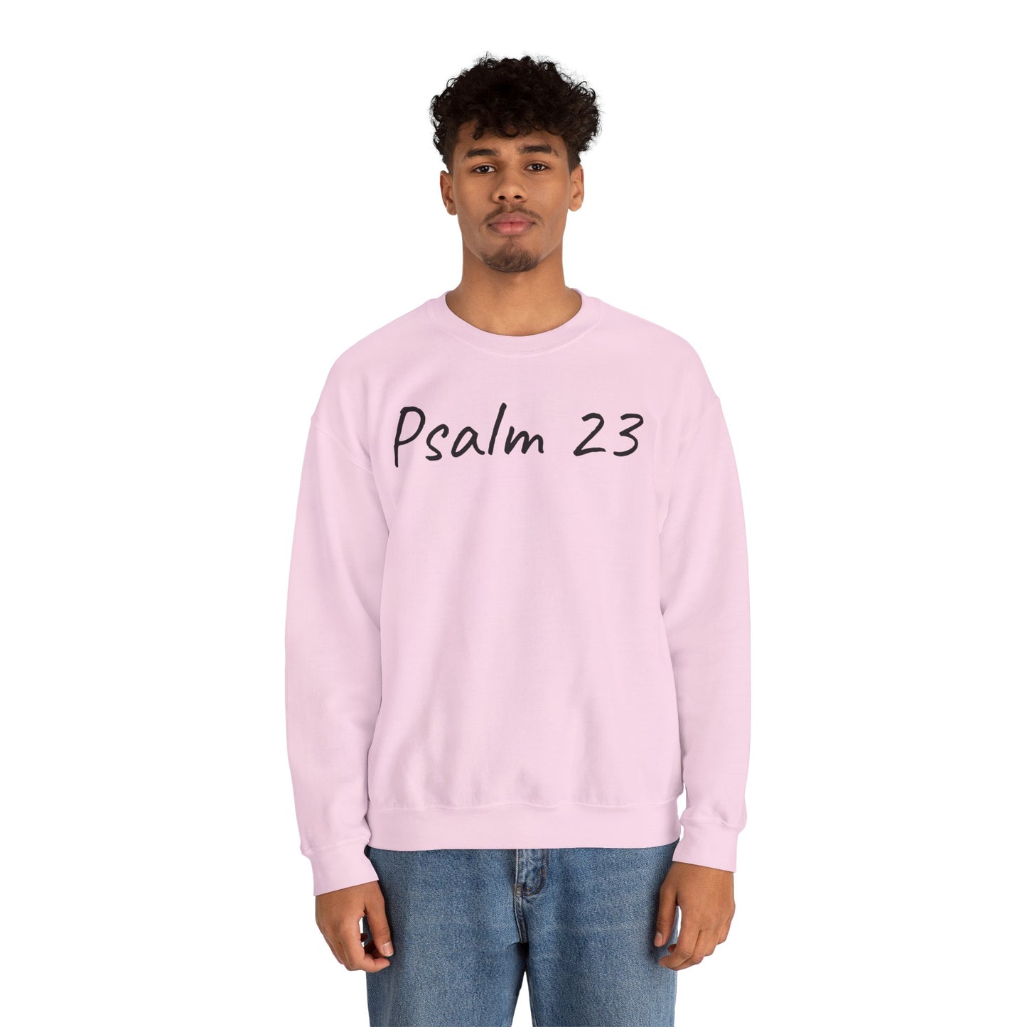 Psalm 23 & Shepherds Hook; Christian Faith Crewneck Sweatshirt